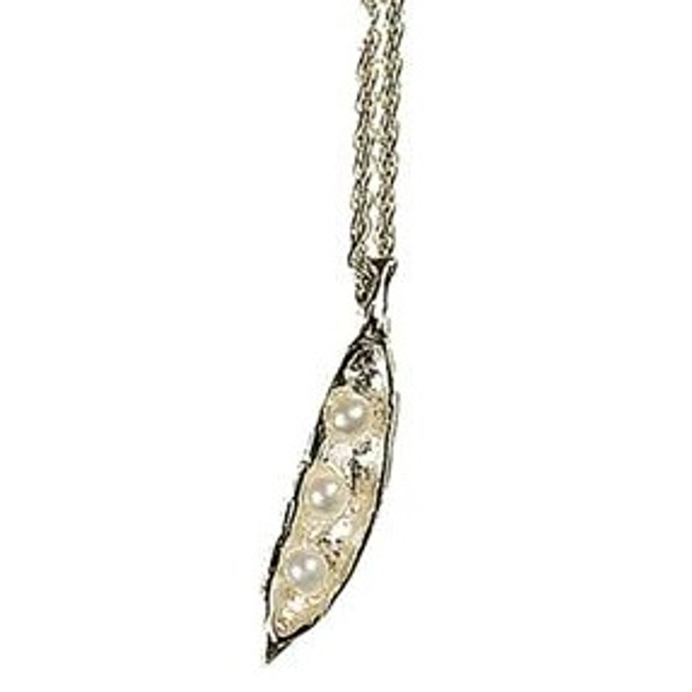 Peapod Petite 3 Pearl Pendant Necklace | Michael Michaud Jewelry | SS8232WP -3