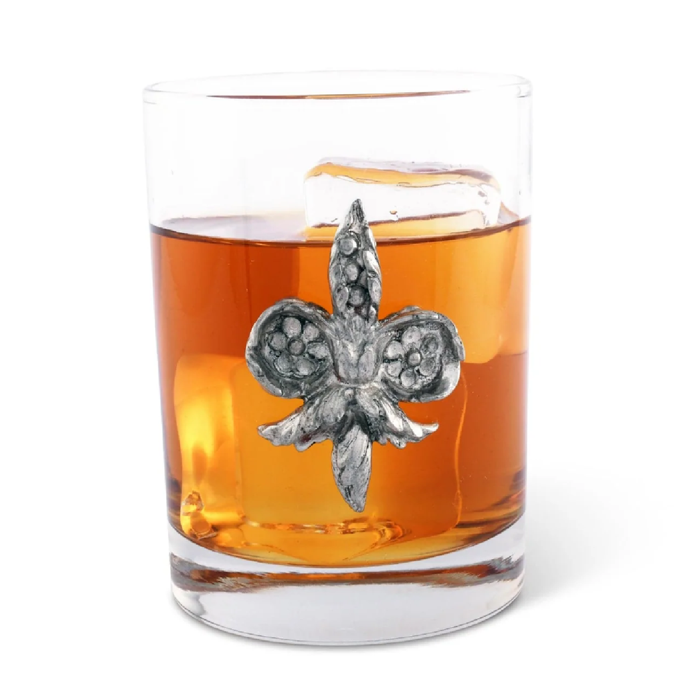 Vagabond House Fleur De Lis Wine Carafe - Thumbnail 4