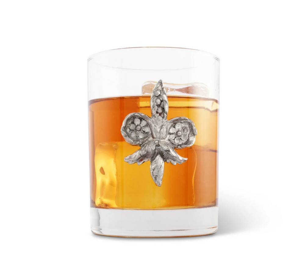 Vagabond House Fleur De Lis Wine Carafe - Thumbnail 2