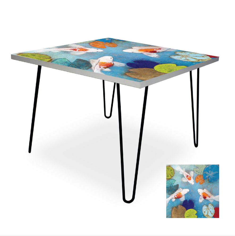 Square Indoor/Outdoor Koi Table