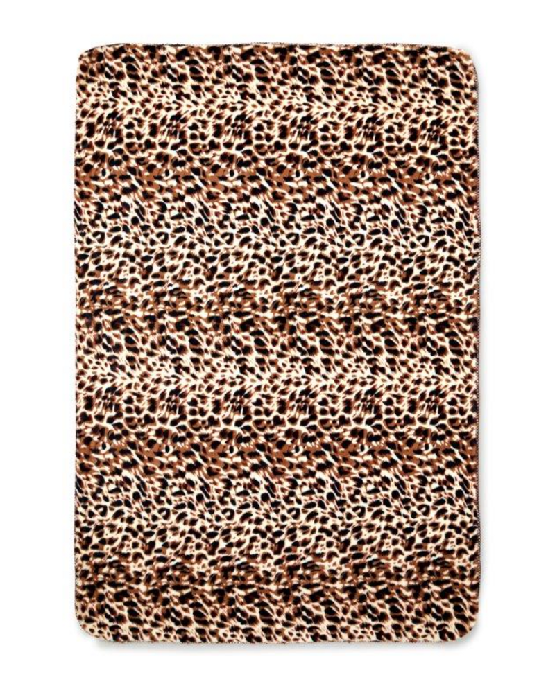 Cheetah Skin Sherpa Blanket