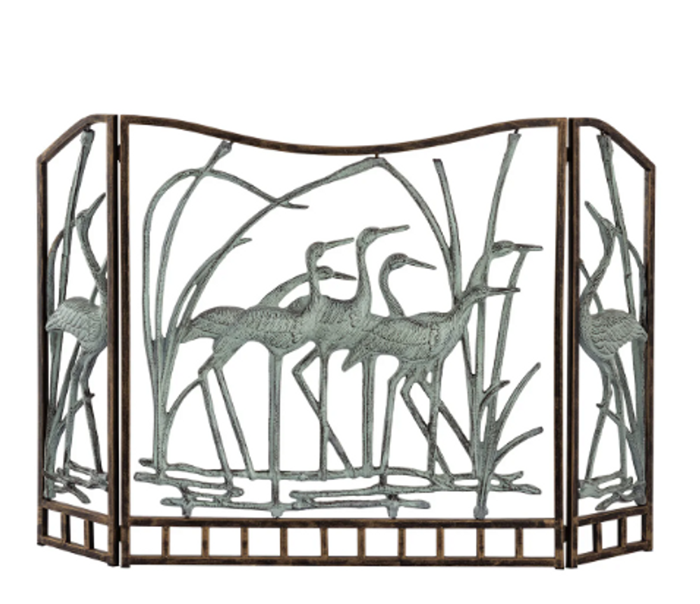 Heron Fireplace Screen