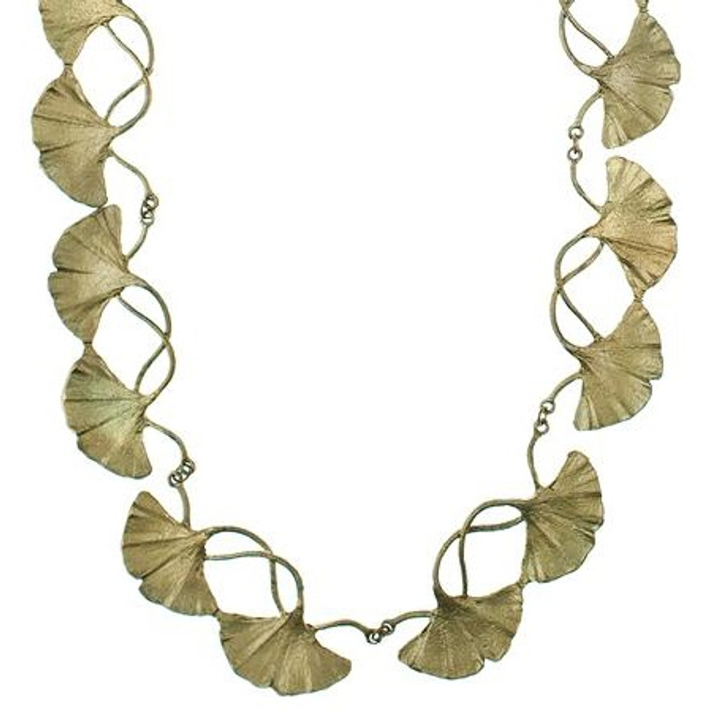 Gingko Adjustable Necklace | Michael Michaud Jewelry | SS8317BZ -2