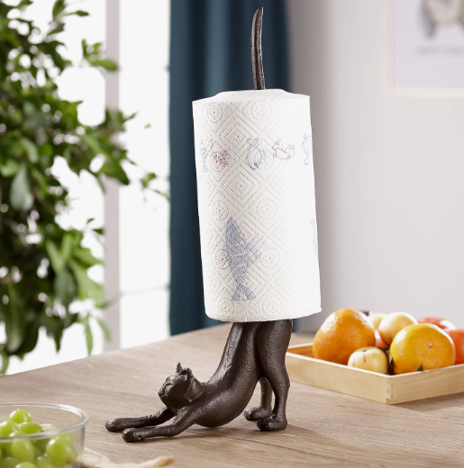 SPI Home Cat Paper Towel Holder - Thumbnail 2