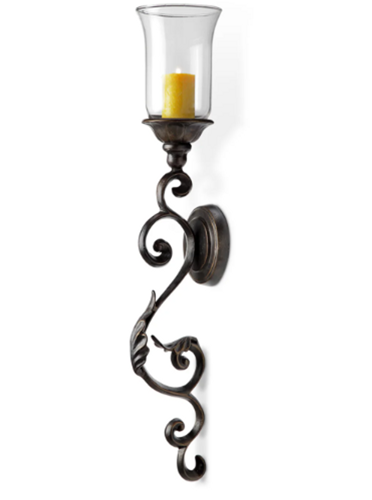 Leaf and Scroll Wall Sconce | 34045 | SPI Home