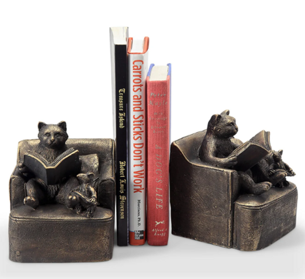 Cat and Mouse Bookends "Reading Friends" | 51104 | SPI Home