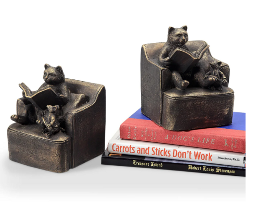 Cat and Mouse Bookends "Reading Friends" | 51104 | SPI Home