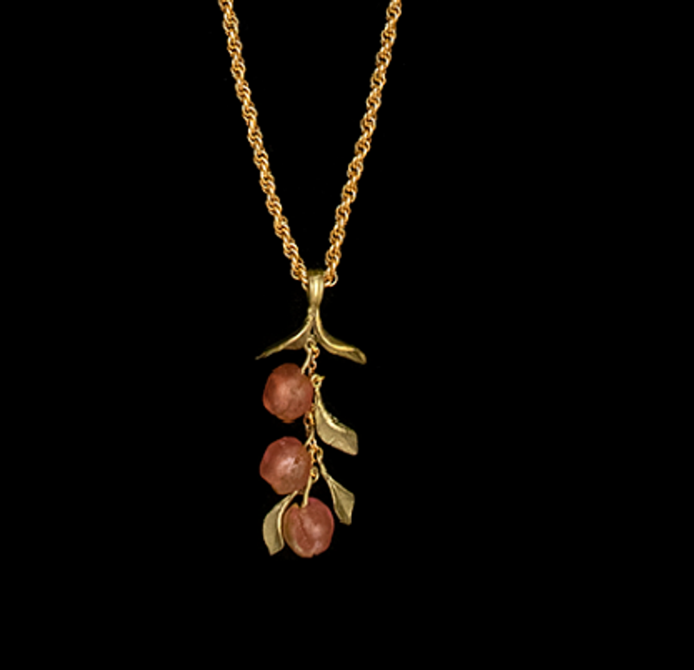 Peach Tree 20" Pendant Necklace | Nature Jewelry | Michael Michaud | 9465BZ