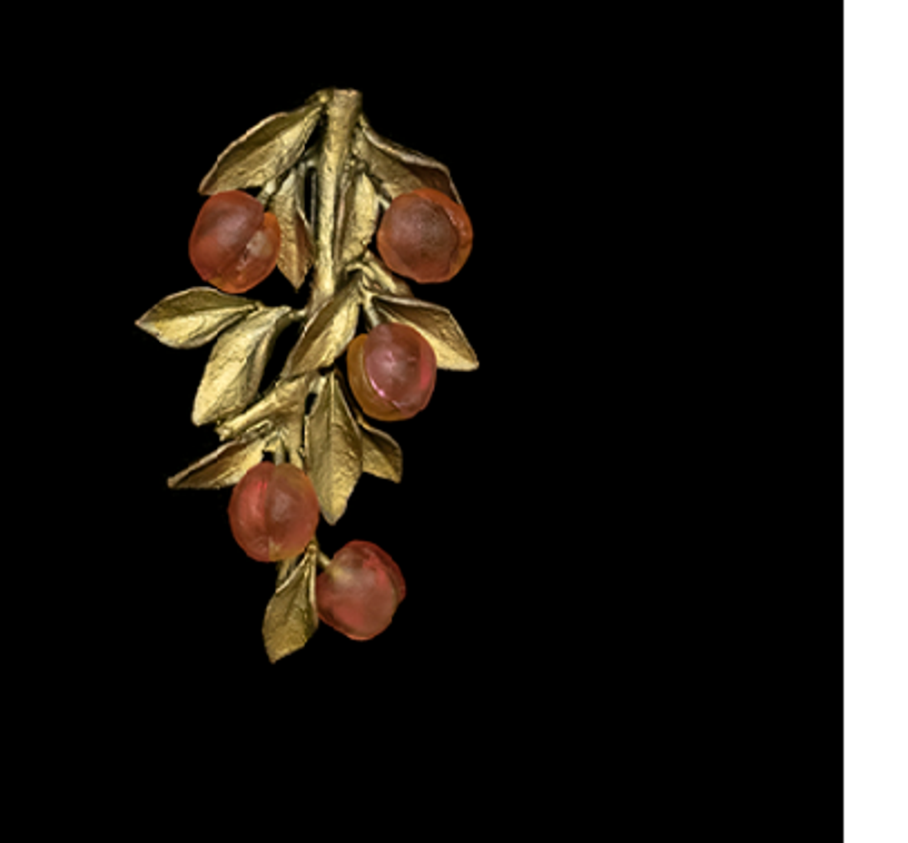 Peach Tree Brooch | Nature Jewelry | Michael Michaud | 6239BZ