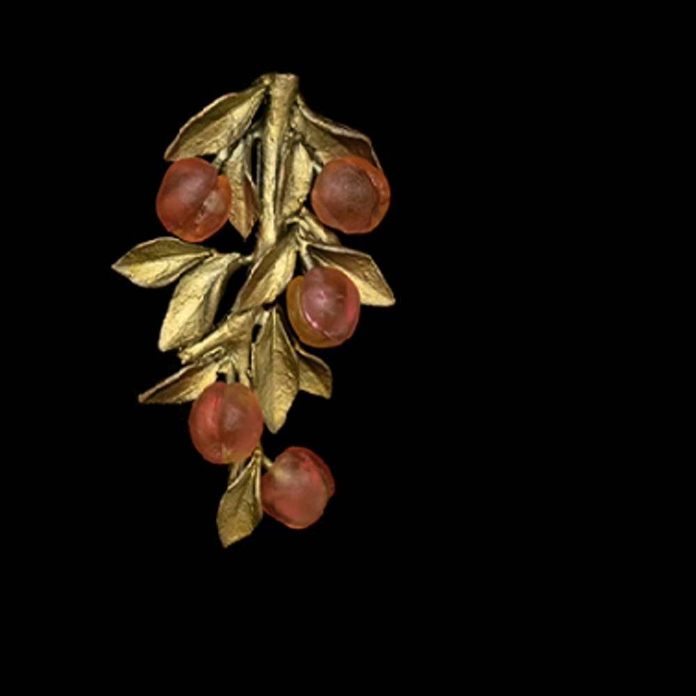 Peach Tree Brooch | Nature Jewelry | Michael Michaud | 6239BZ