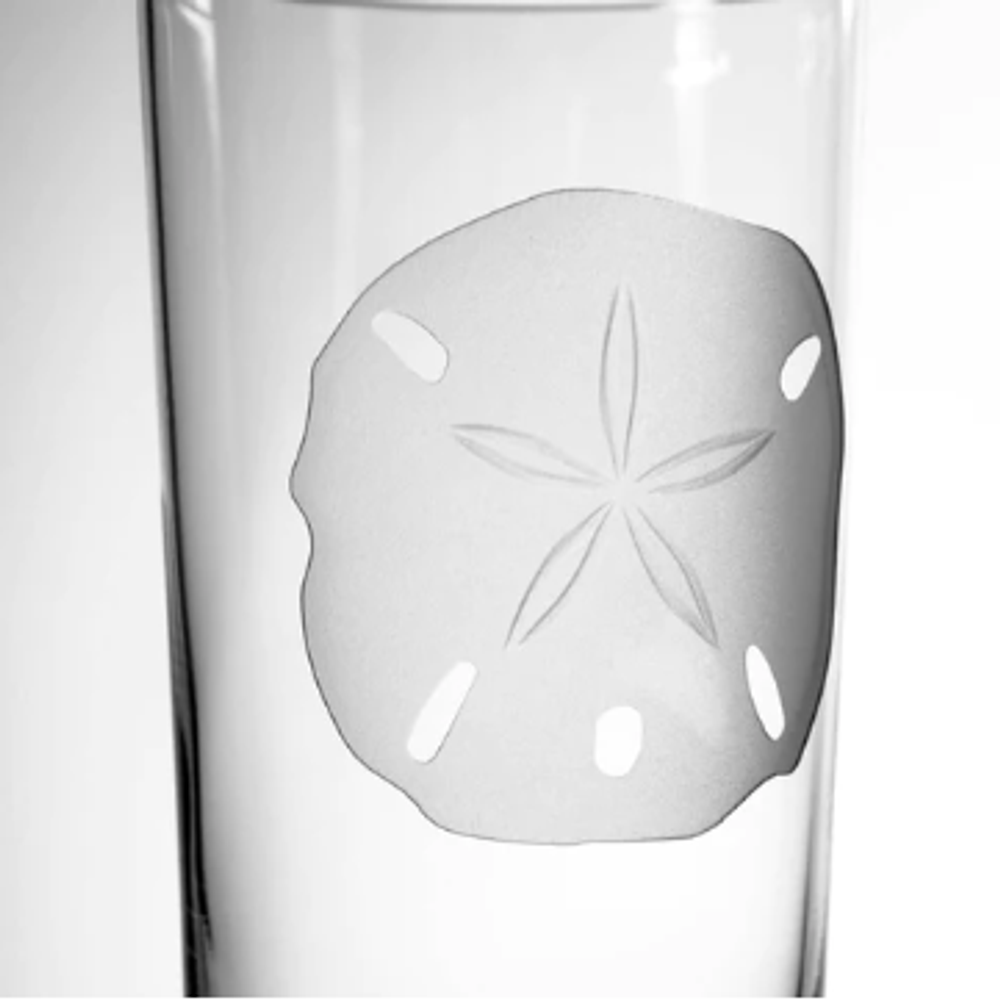 Sand Dollar Iced Tea Glass Set of 4 | Rolf Glass | 250014