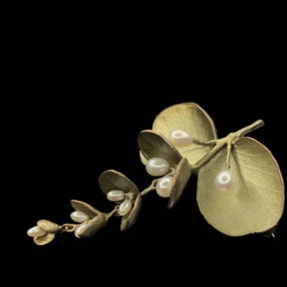 Eucalyptus Seed Brooch | Nature Jewelry | Michael Michaud | 6235BZWP