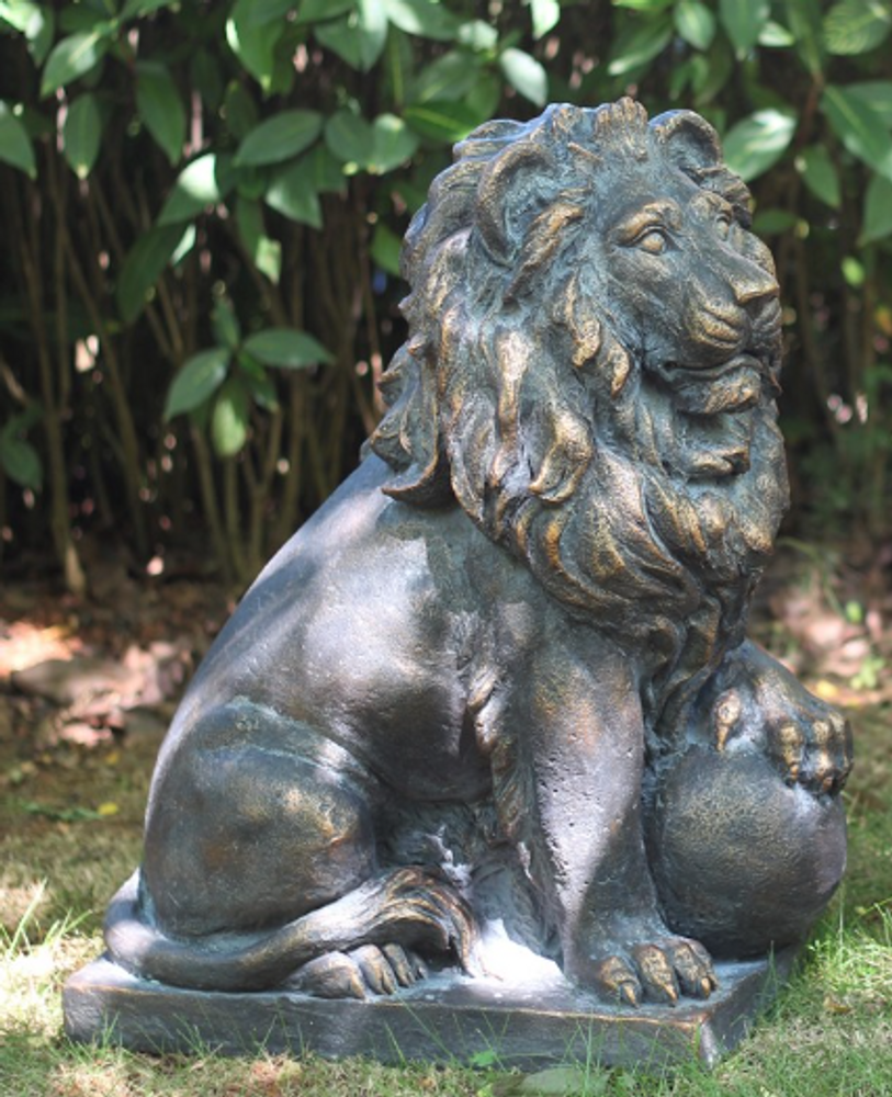 Lion Sentry Statues Set of 2 | ZLZR560270-BZ