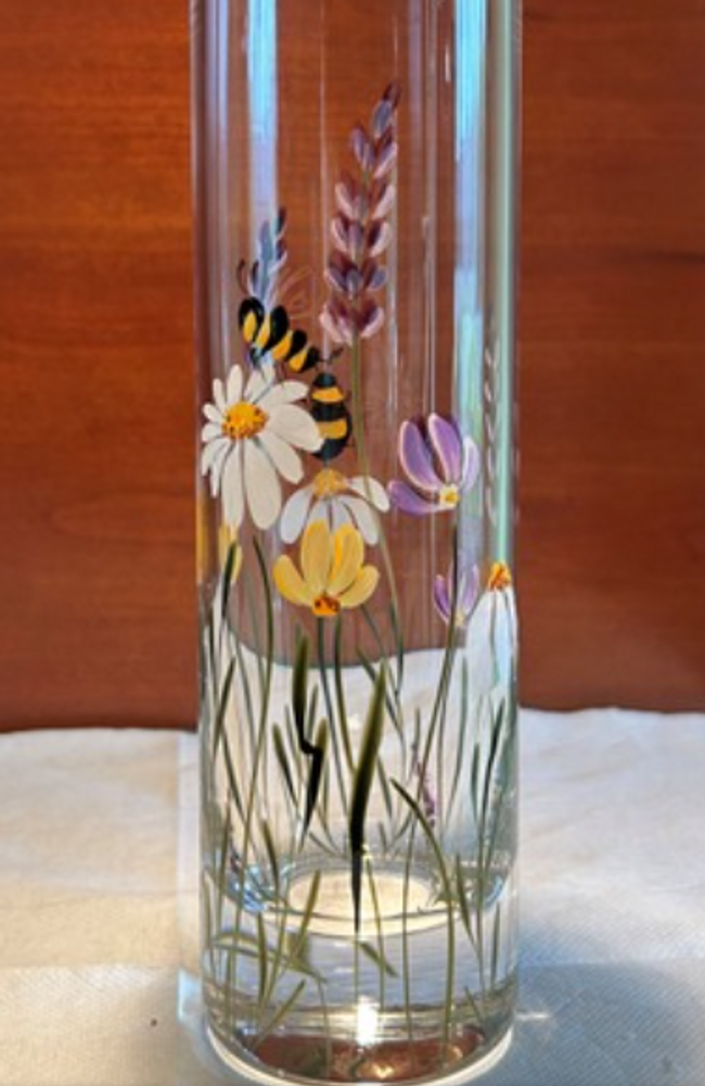 Blooming Spring European Mouth Blown Lead Free Crystal Vase | WOM-GD071F891