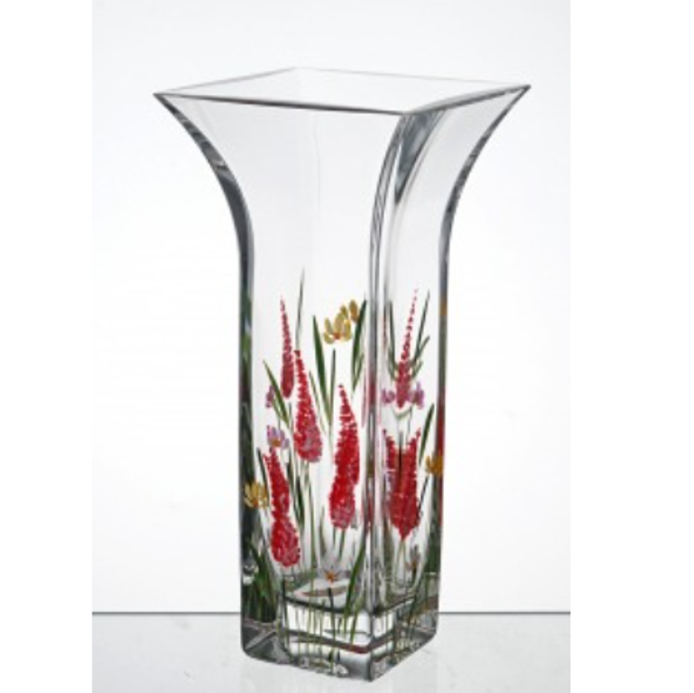 Full Spring European Mouth Blown Lead Free Crystal Vase | WOM-GD071G003