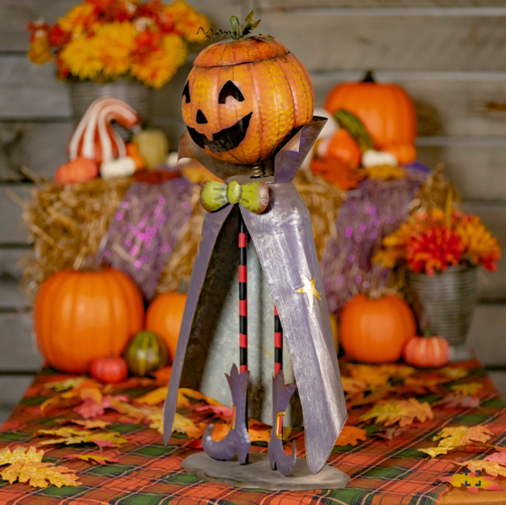 Pumpkin Man Candy Holder "Jack" | ZLIZR191044