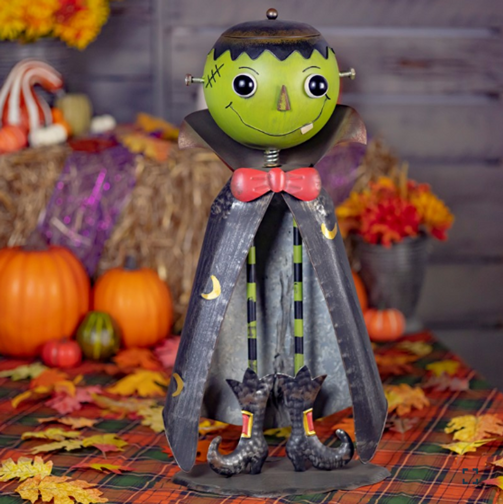 Pumpkin Monster Candy Holder "Frank" | ZLIZR191045