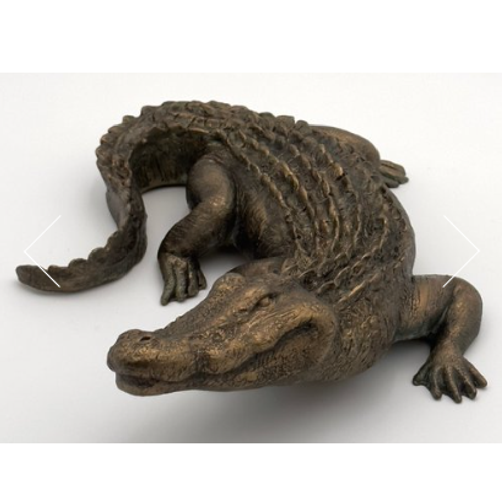  Alligator Sculpture "I'm Ready" | BRWL2251
