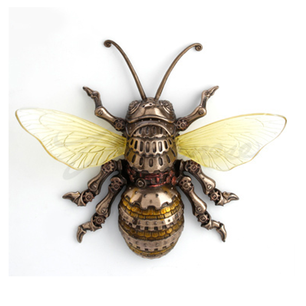 Steampunk Bumblebee Wall Plaque | USIWU77916A4