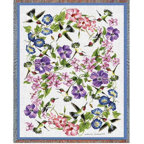 Pure Country Hummingbird Psalm Decke – Weich, Gemustert, Vielseitig Einsetzbar Als Wohnaccessoire