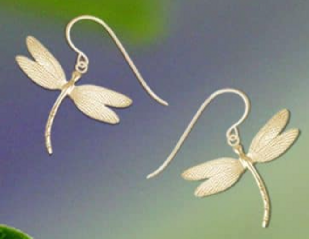 Dragonfly Drop Earrings