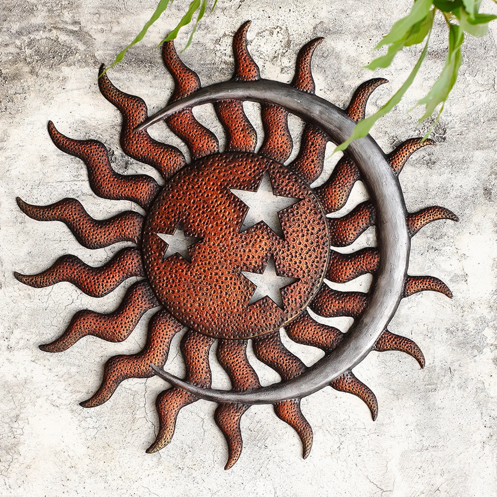 Sun, Moon and Stars Wall Plaque | 34042 | SPI Home