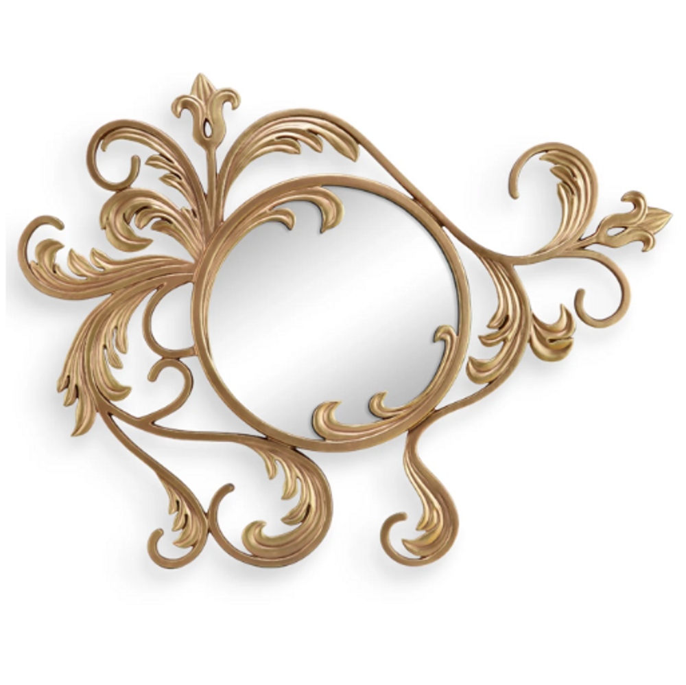 Leaf and Blossom Wall Mirror | SPI34573