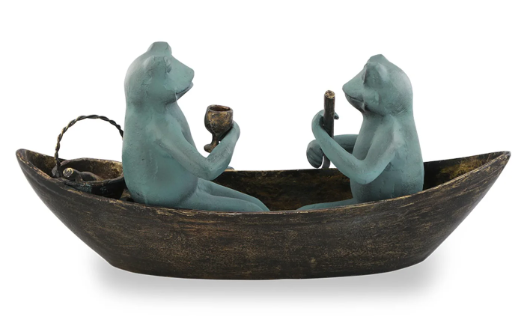 SPI Home Frog Garden Sculpture - Thumbnail 2