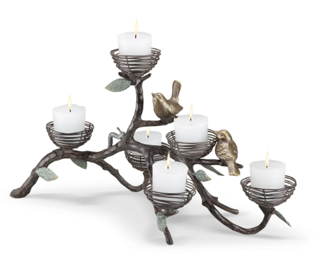 Bird and Nest Candelabra | SPI35179