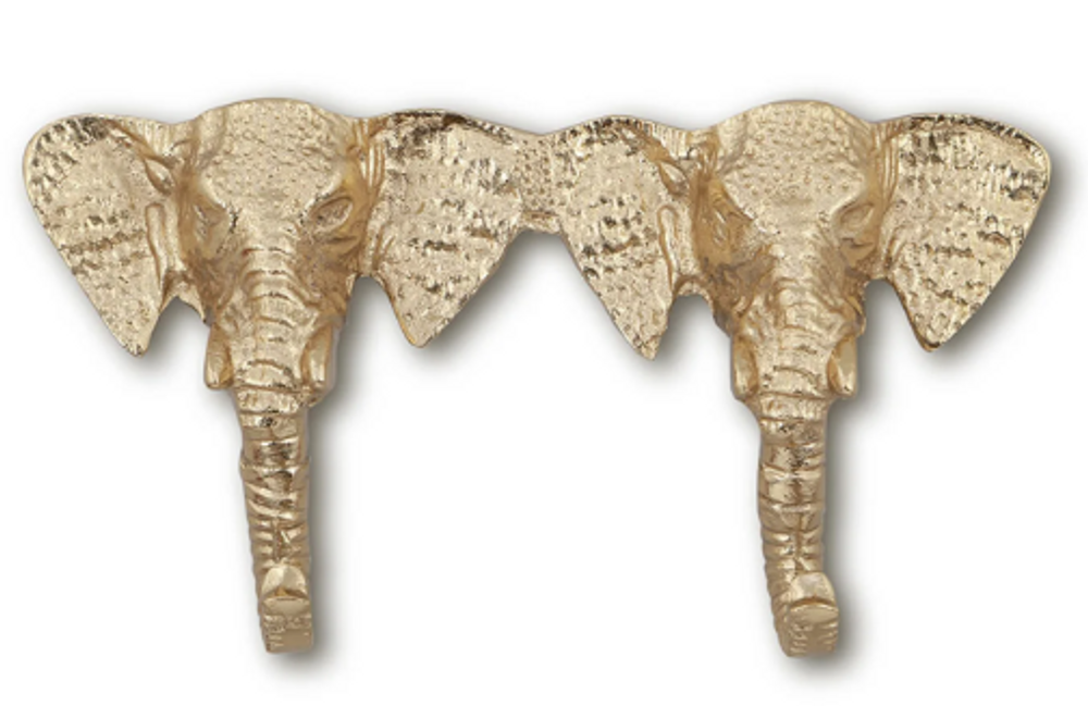 Elephant Pair Wall Hook | 21054