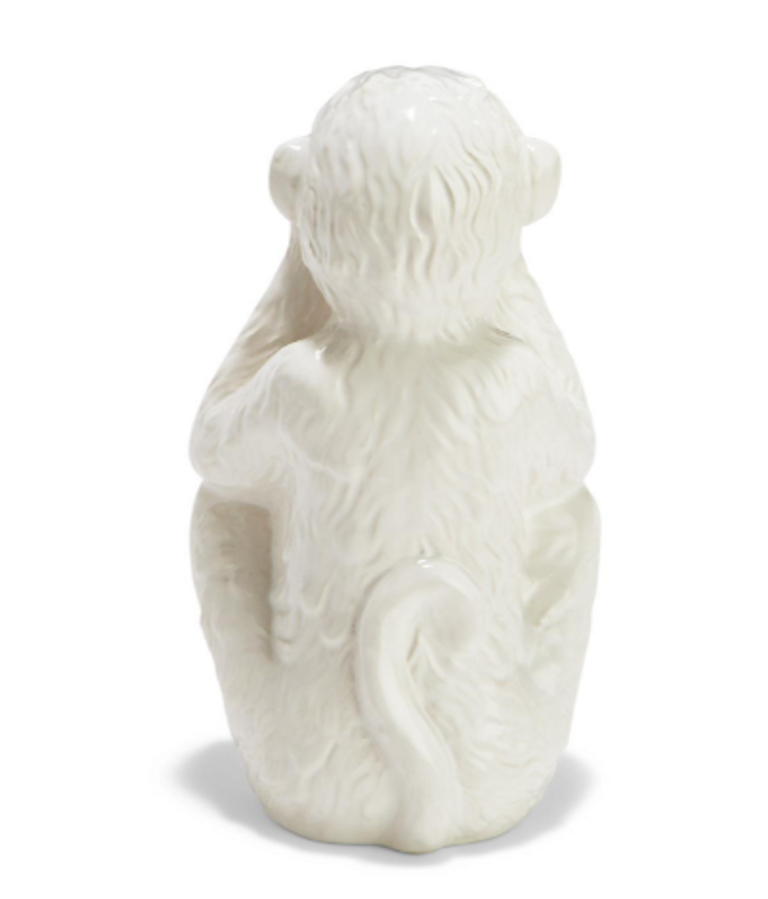 Set of 3 Porcelain Hear No Evil, See No Evil, Speak No Evil Monkeys | TCDRX001-S3