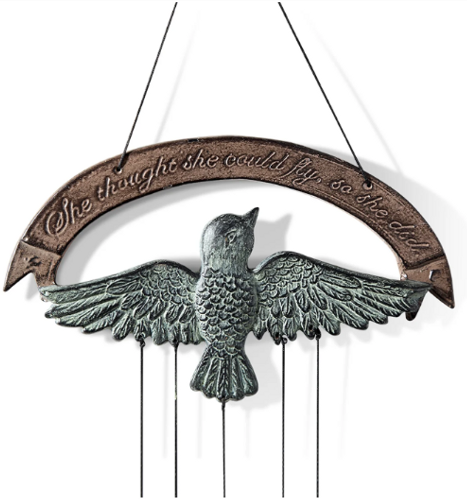 She Could Fly Bird Wind Chime | 34888 | SPI Home