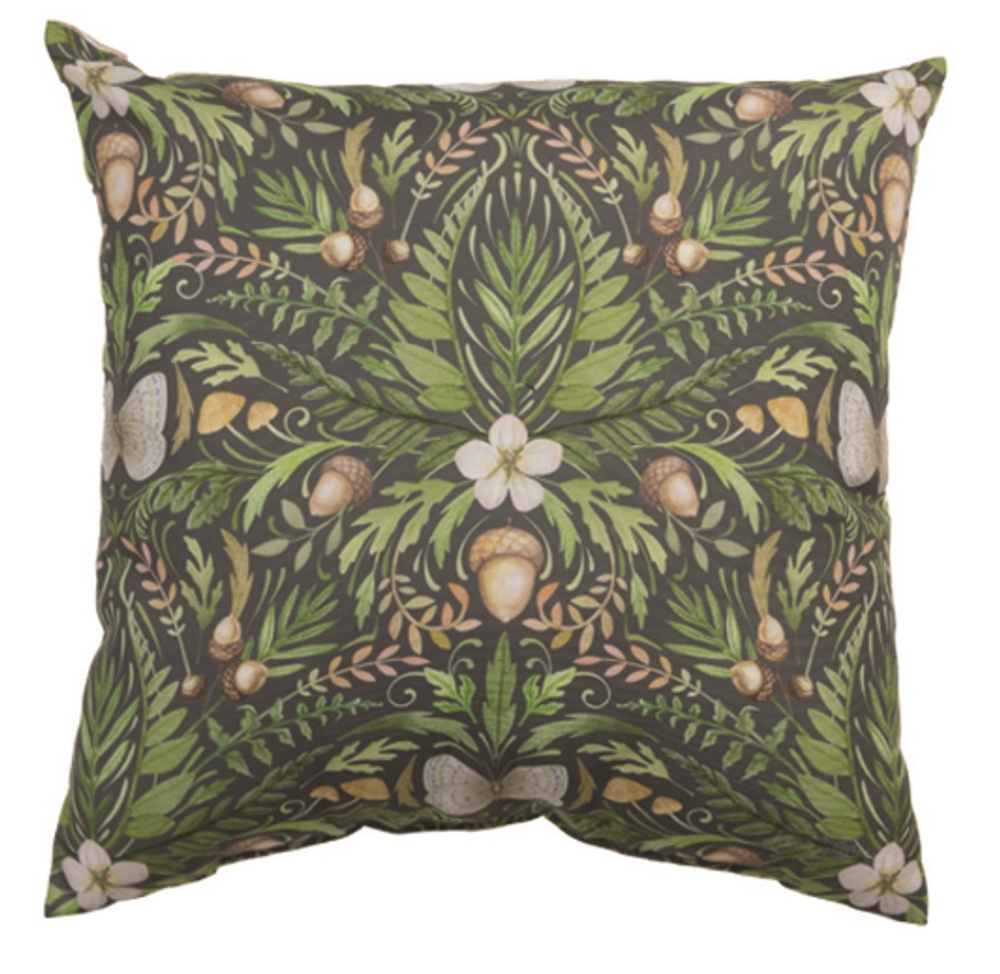 Cottage Ferns Climaweave Pillow Indoor Outdoor Throw Pillow | MWWSLFCFE