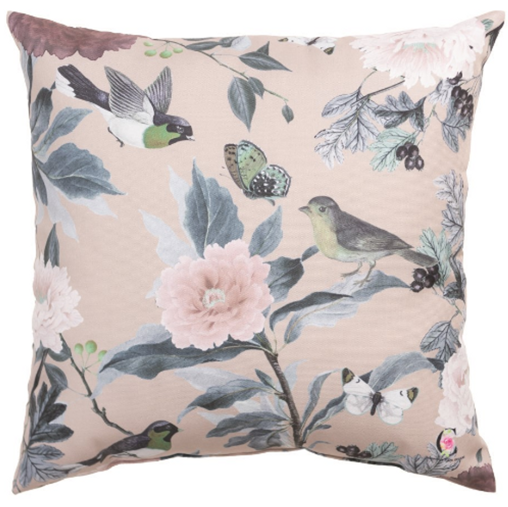 Flutter Pink Climaweave Pillow Indoor Outdoor Throw Pillow | MWWSLFLUP