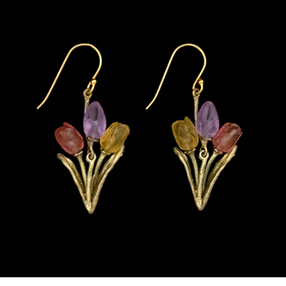 Tulip Wire Earrings | Nature Jewelry | SS3762BZ