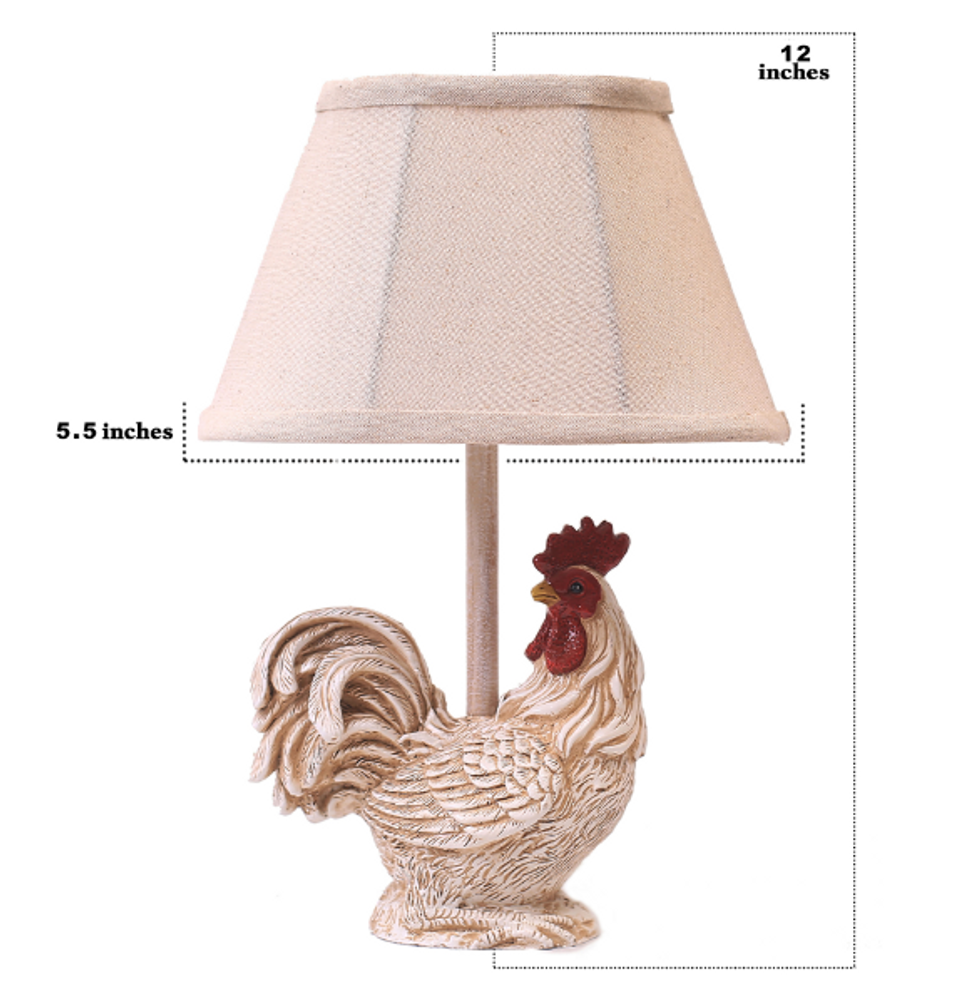 Chanteclaire the Rooster Lamp | AHSL2370-UP1