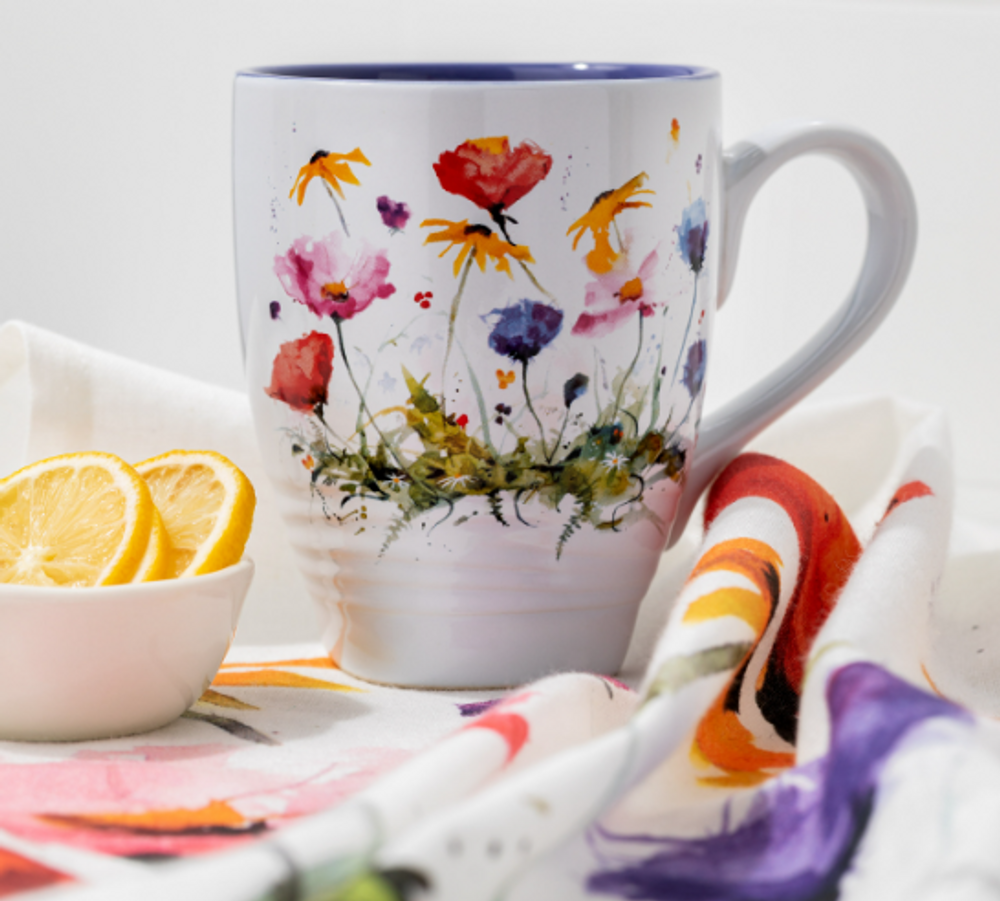 Wildflower Stoneware Mug