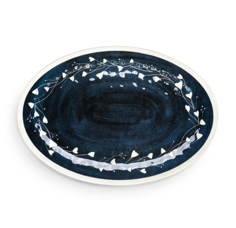 Blue Wildflowers Large Melamine Oval Platter | BSC1004180854