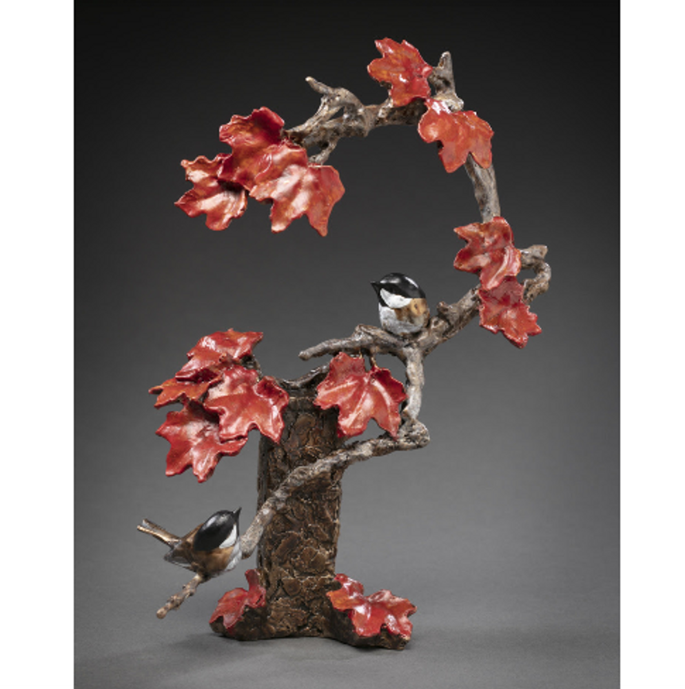 Limited Edition Bronze Sculpture "Autumn's Embrace" | MHSAUTUMNEMBRACE