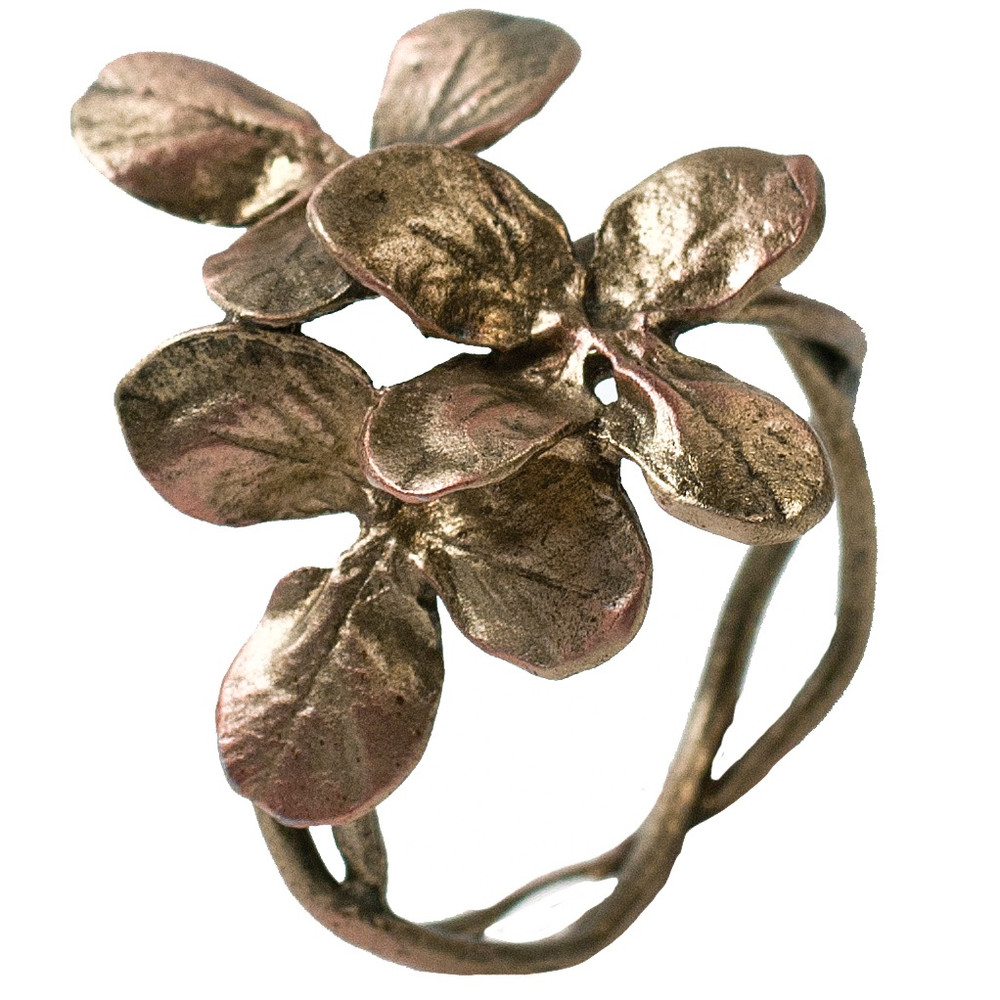 Clover Napkin Rings Set of 4  | Michael Michaud Table Art | TAnr9460ab