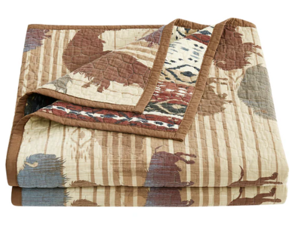 Home on the Range Reversible Quilt Set | HMQW2237-TN