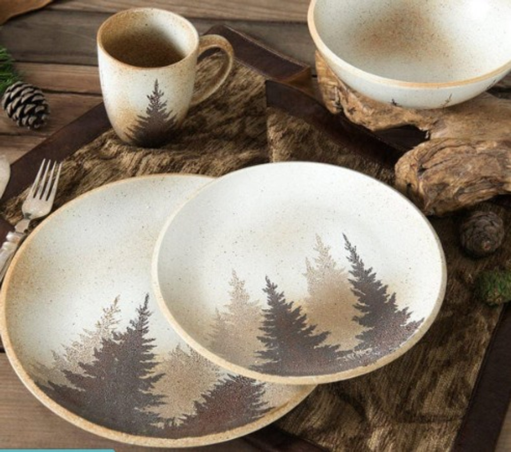 Clearwater Pines 16 Piece Dinnerware Set | HMDI1763