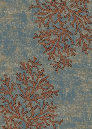 Coral Springs Blue Area Rug | Ocean Rugs