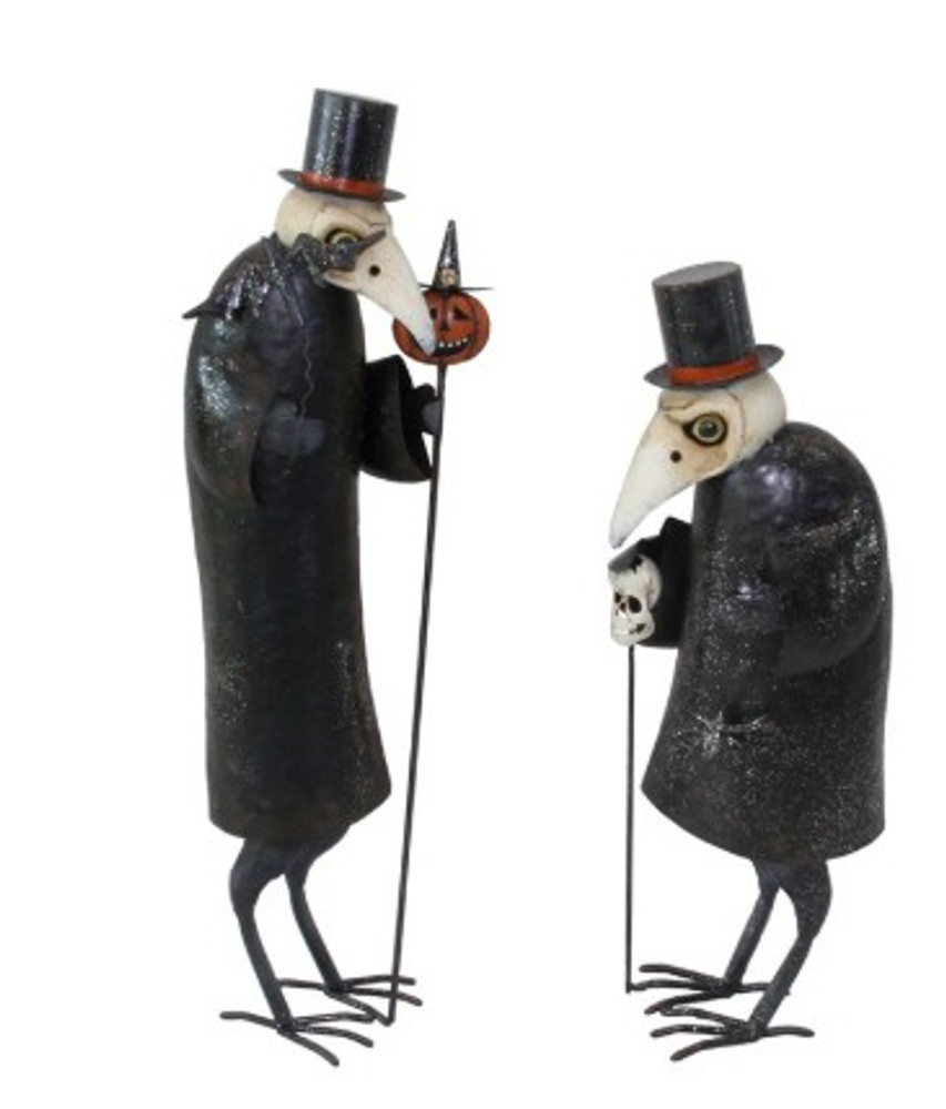 2 Foot Tall Iron Vulture Standing Figurine "Vesper" | 196220 