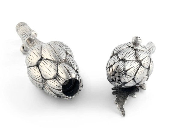 Artichoke Pepper Grinder and Salt Shaker Set | Vagabond House