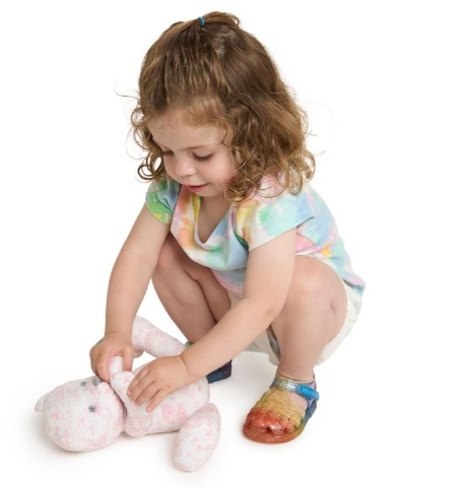 Toile Teddy Bear | TC44461