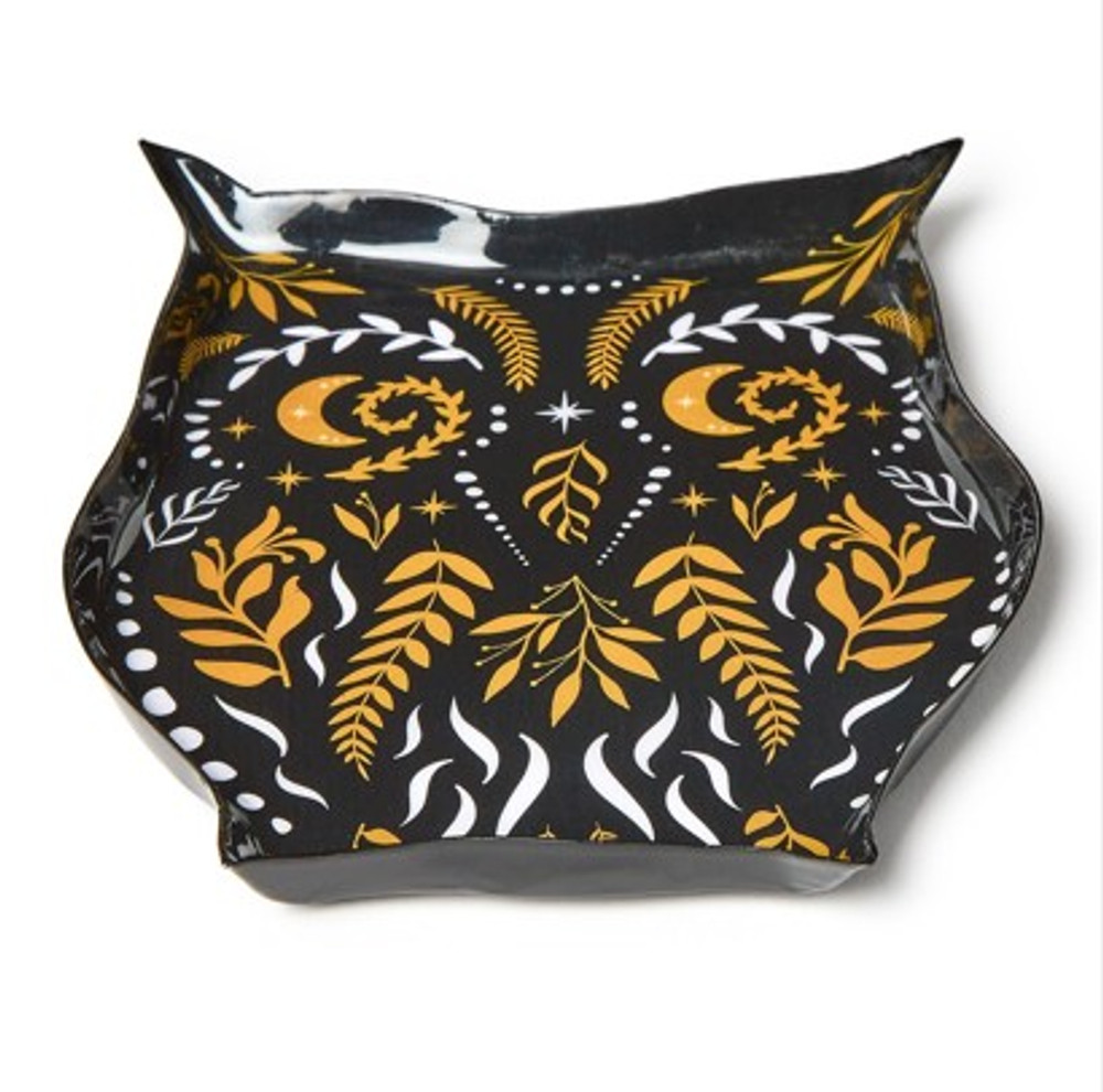 Hand Painted Enamel Halloween Plate | TC82557-20