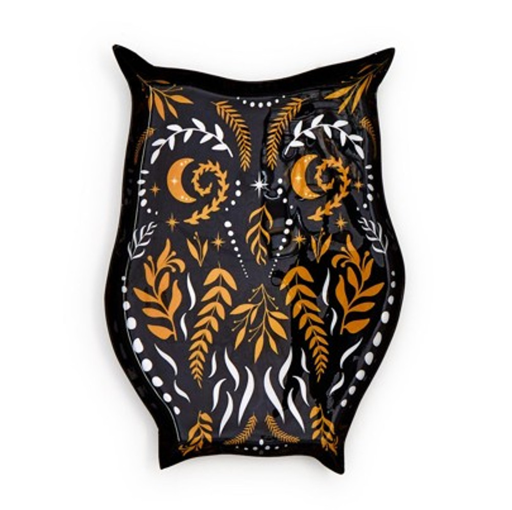 Hand Painted Enamel Halloween Plate | TC82557-20
