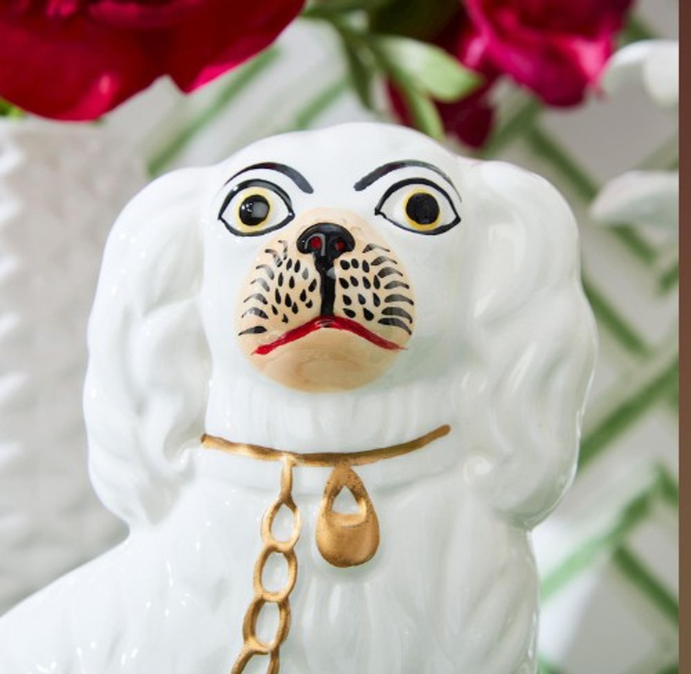 Pair of Hand Painted Staffordshire Dogs | TC54109