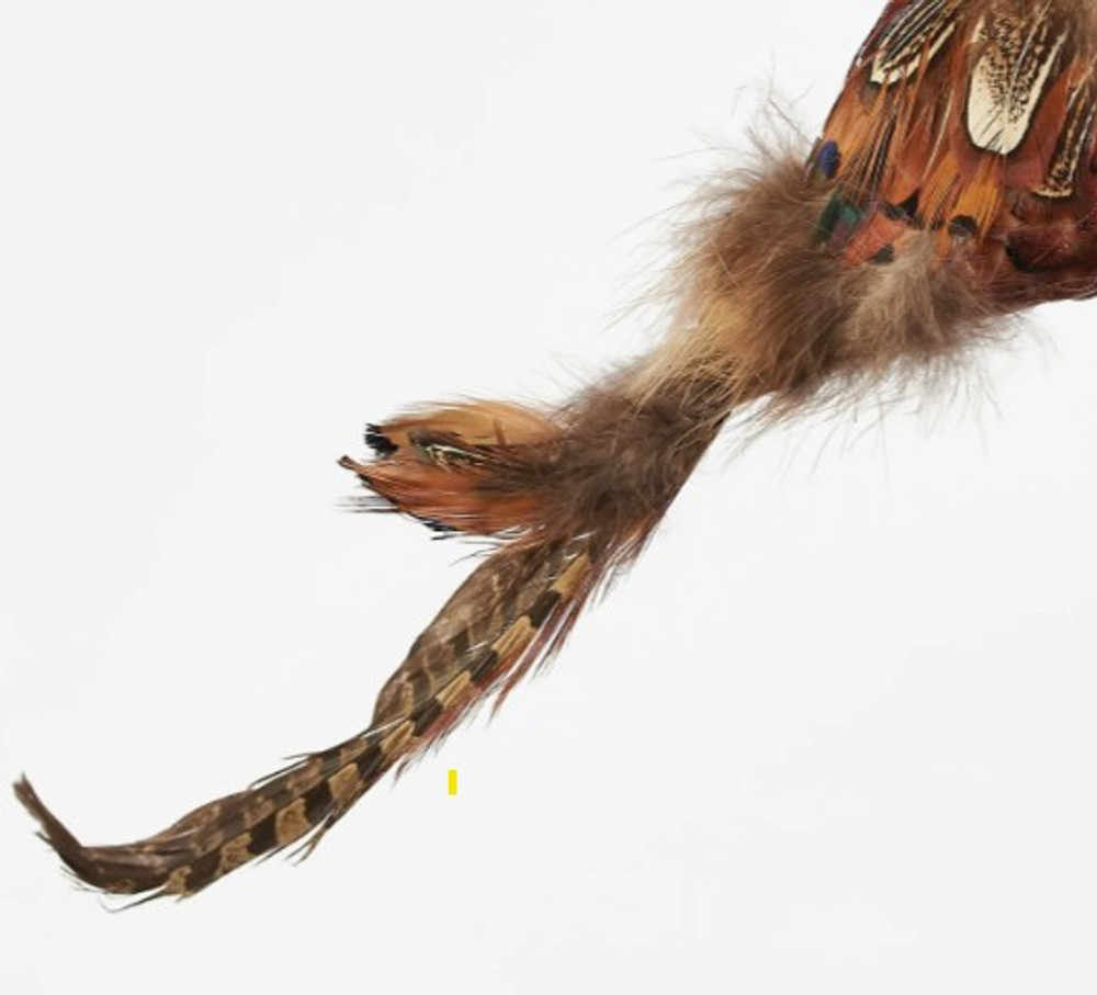 Handmade Feather Pheasant Glass Ornament | OHEDTT1113